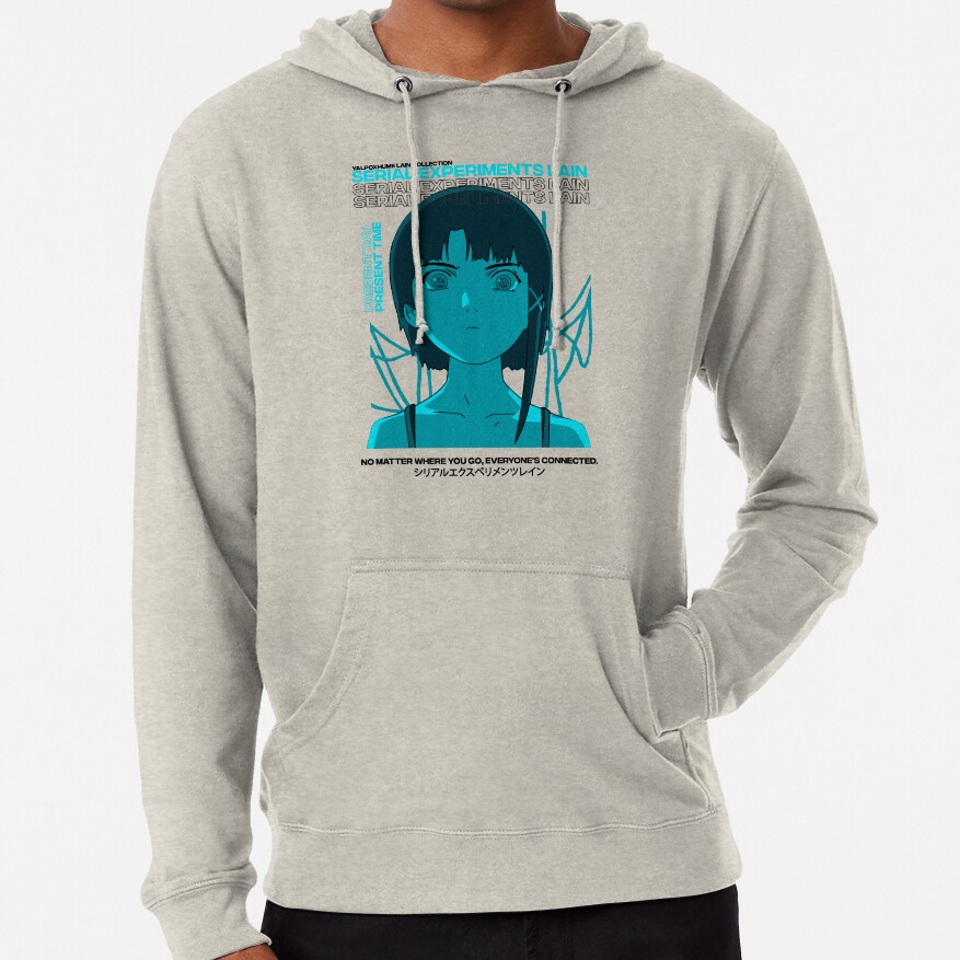Serial Experiments Lain Aesthetic Retro Hoodie - Image 3