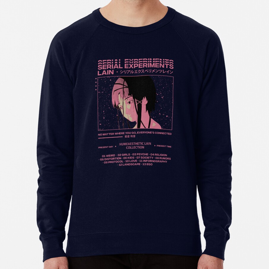 Serial Experiments Lain Aesthetic Sweatshirt - Image 5