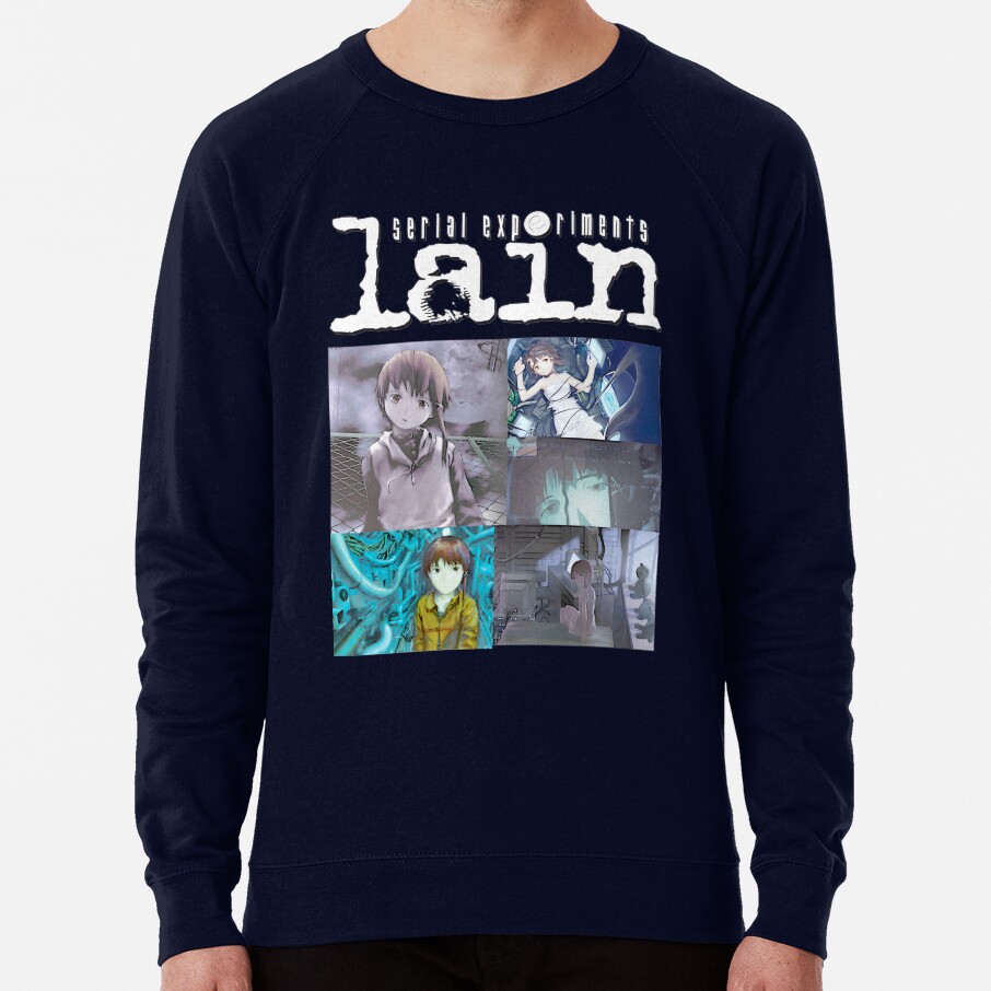 Serial Experiments Lain Vintage Anime Aesthetic Design Sweatshirt
