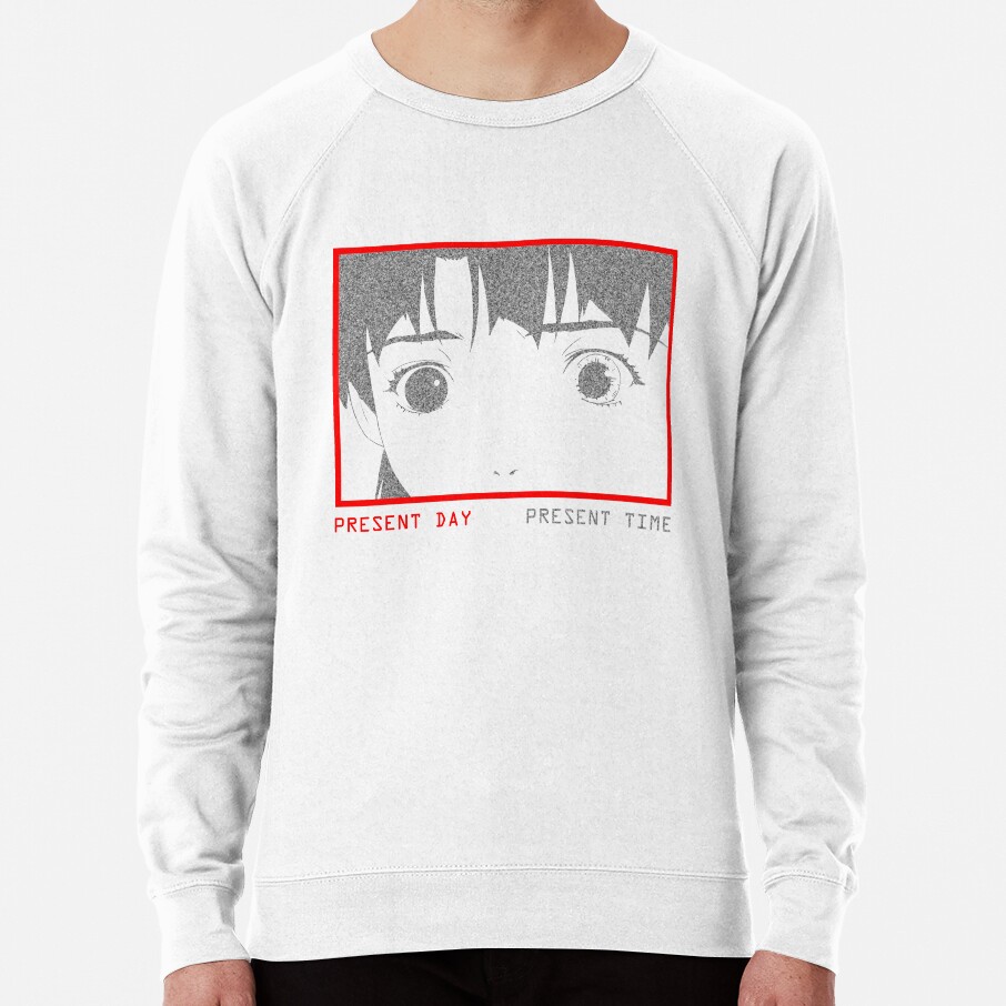 Present Day Present Time Lain White Noise Sweatshirt - Image 2