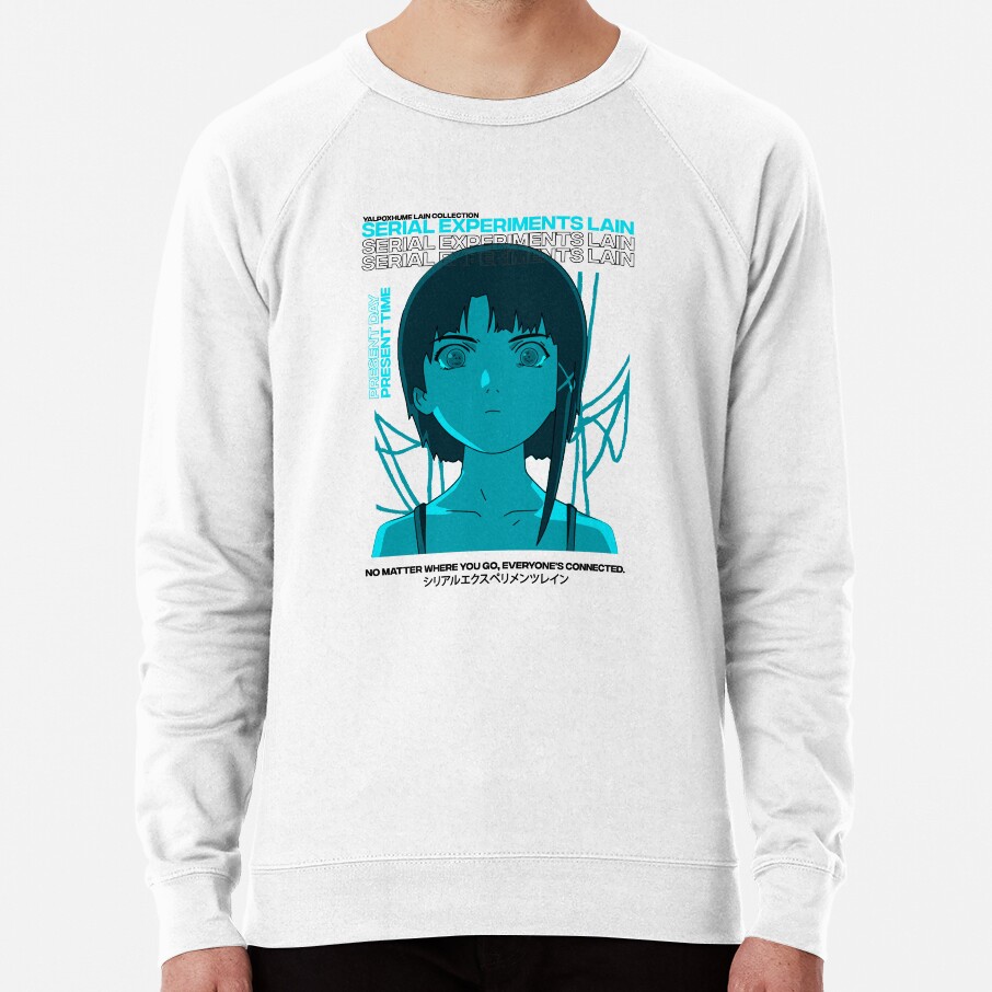 Serial Experiments Lain Aesthetic Retro Sweatshirt