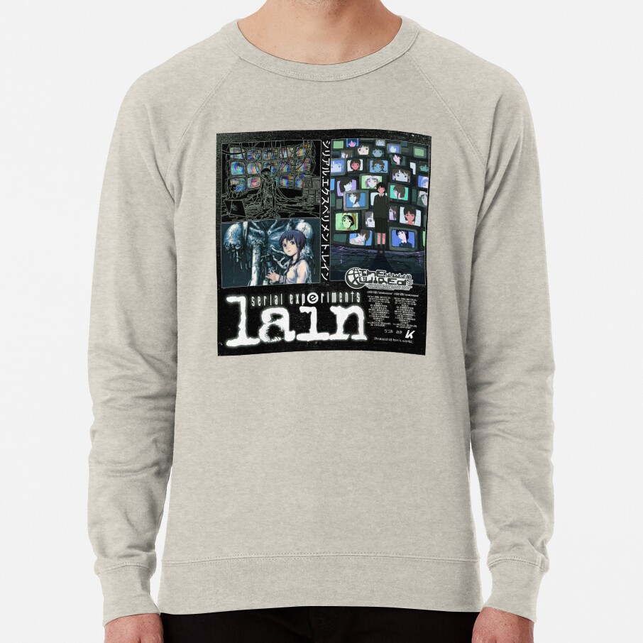 Serial Experiments Lain The Wired Virtual Girl Sweatshirt - Image 3