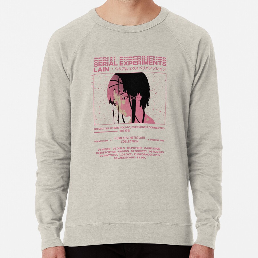 Serial Experiments Lain Aesthetic Sweatshirt - Image 3
