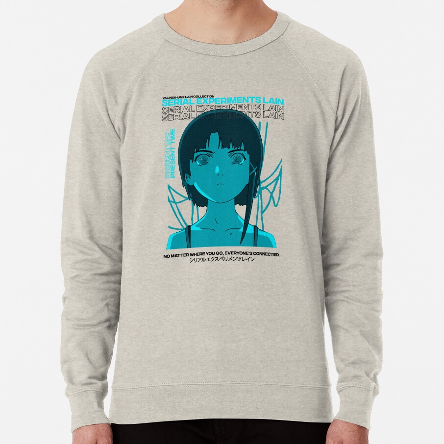 Serial Experiments Lain Aesthetic Retro Sweatshirt - Image 3