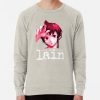 ssrcolightweight sweatshirtmensoatmeal heatherfrontsquare productx1000 bgf8f8f8 38 - Serial experiments Lain Merch