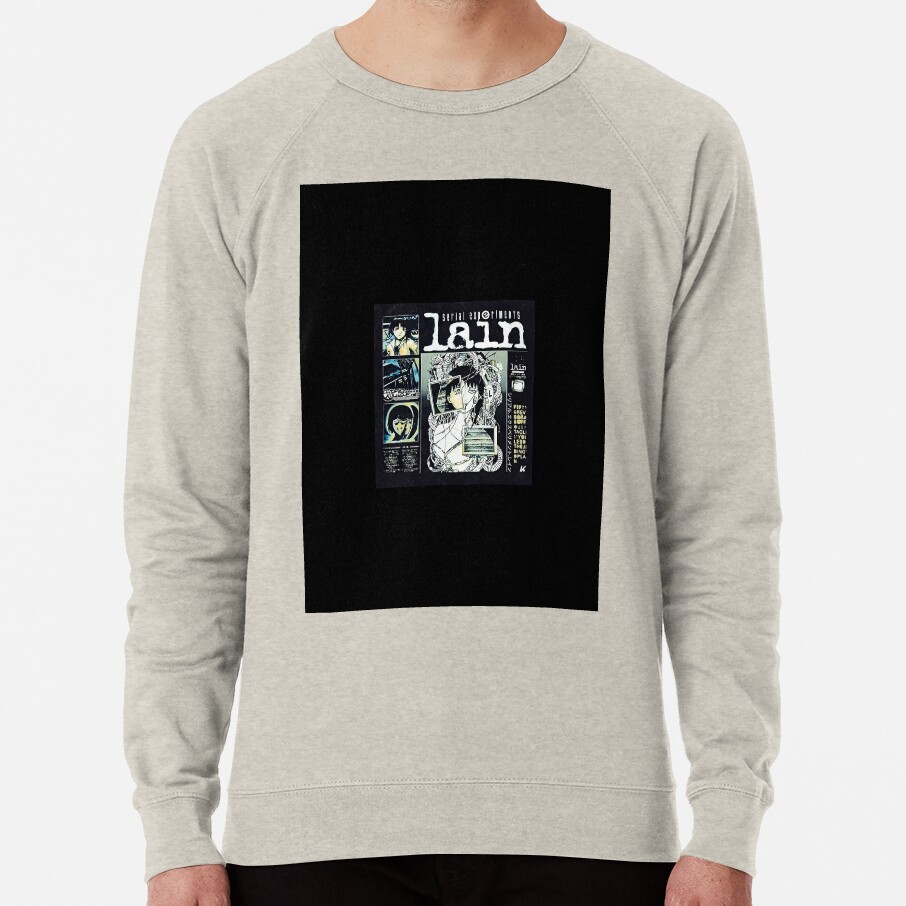 Serial Experiments Lain Cybercore Collage Design Sweatshirt
