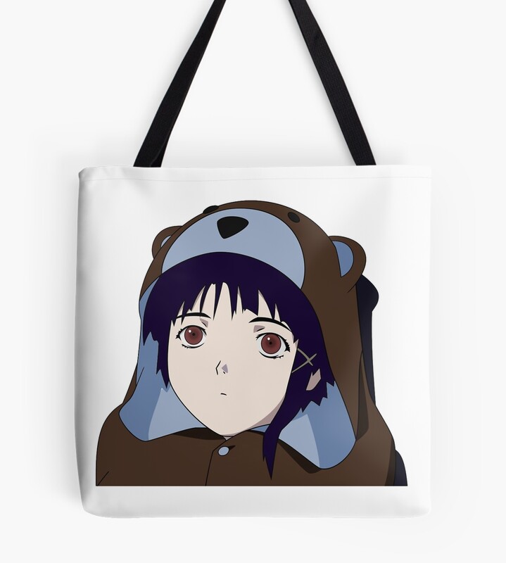 Bear Suit Lain Tote Bag