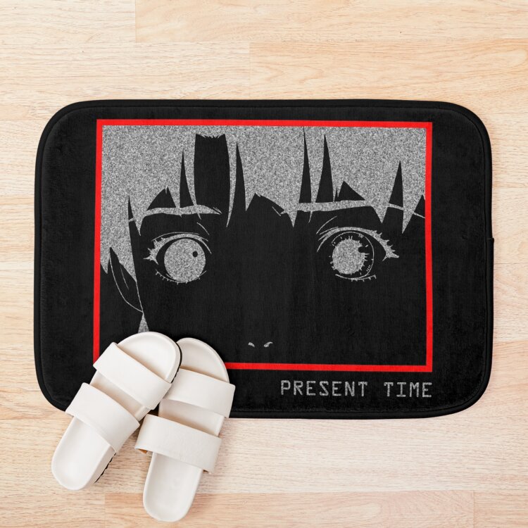 Present Day Present Time Lain White Noise Bath Mat - Image 3