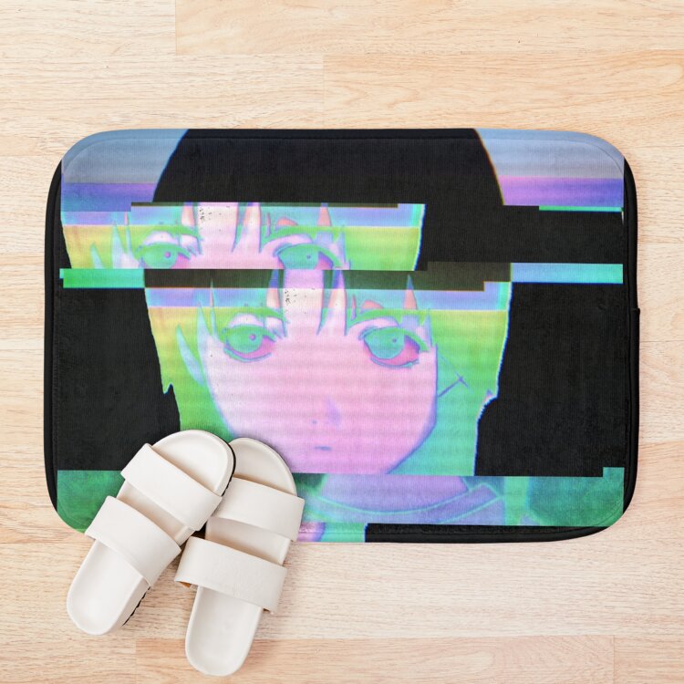 Lain Iwakura Glitched Bath Mat - Image 3
