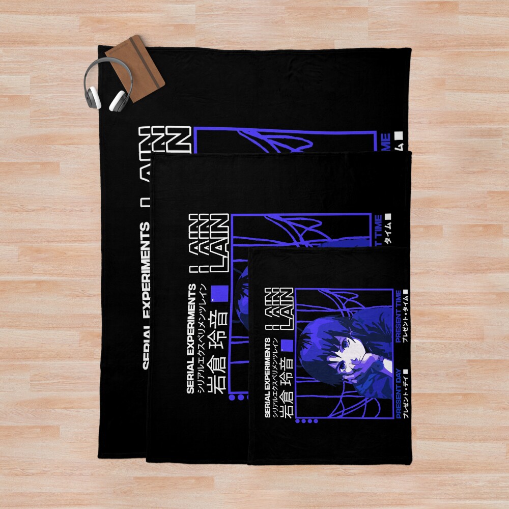 Serial Experiments Lain Darker Throw Blanket - Image 3