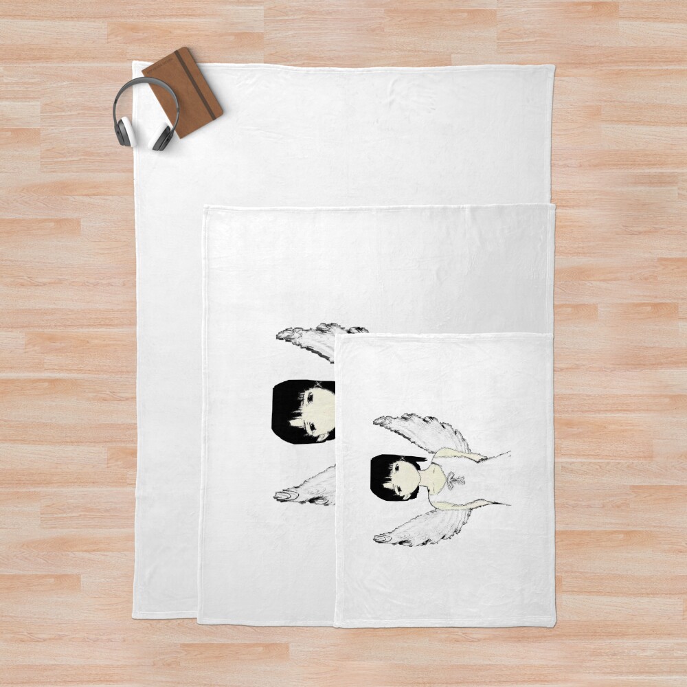 Angel Lain Throw Blanket - Image 3