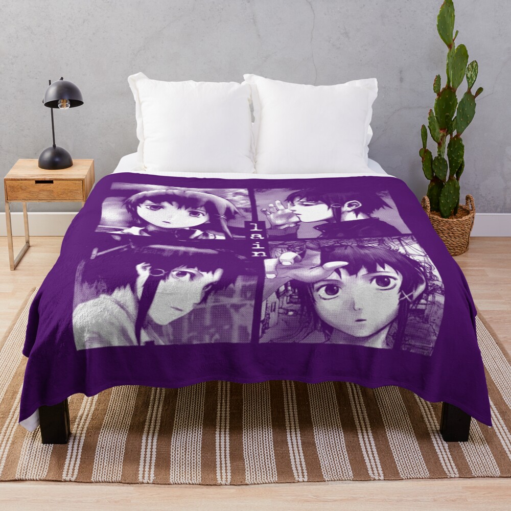 Lains White Throw Blanket