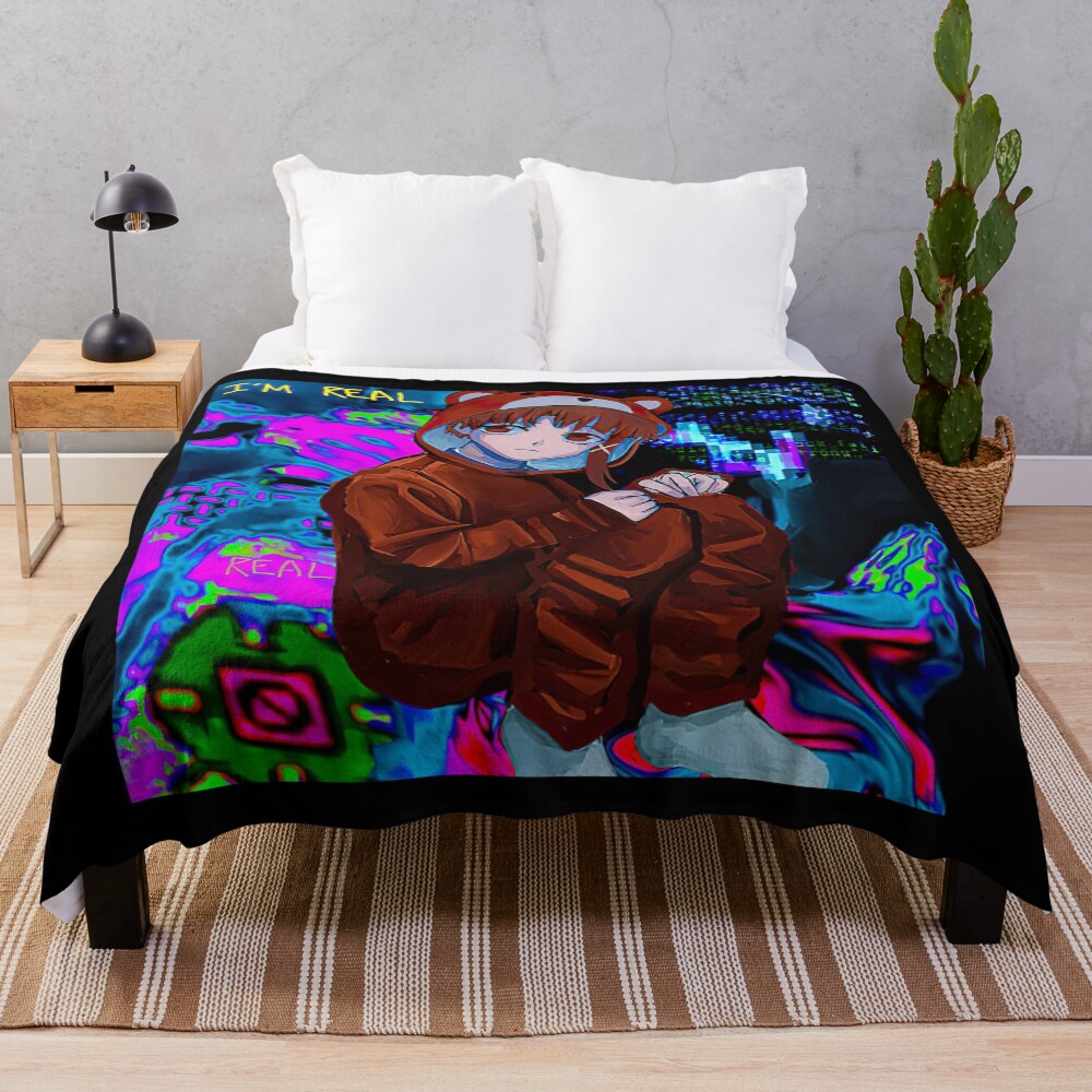 Serial Experiments Lain Throw Blanket