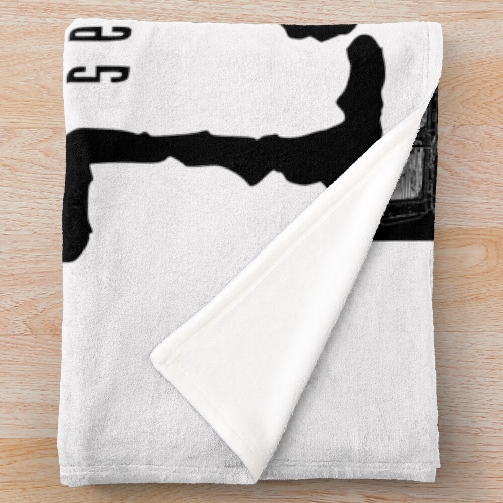 Black And White Serial Experiments Lain Throw Blanket - Image 2