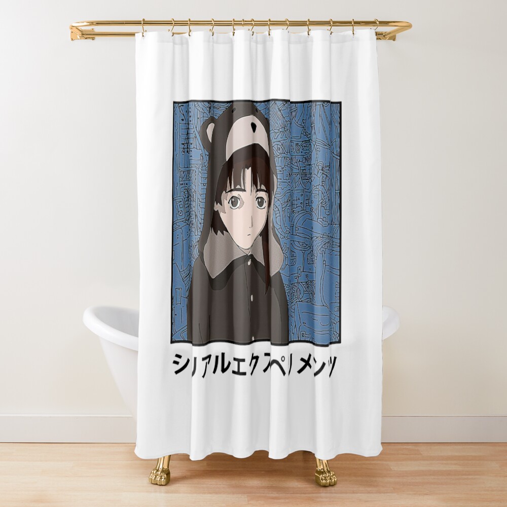 Serial Experiments Lain Shower Curtain