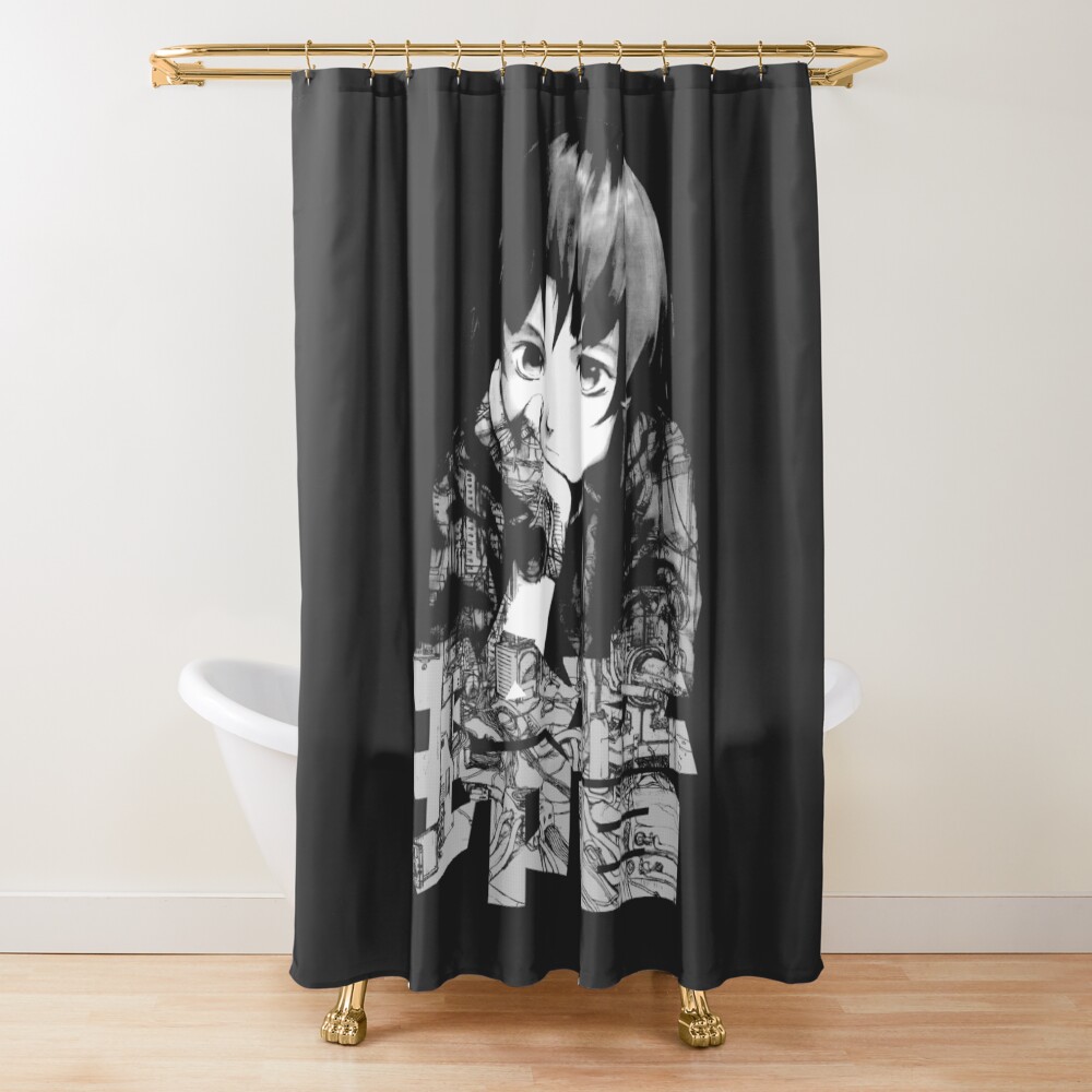 Internet Goddess White Shower Curtain